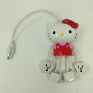 Rare Hello Kitty Power Strip 4 Outlet Extender RETRO 2012 Sanrio Works